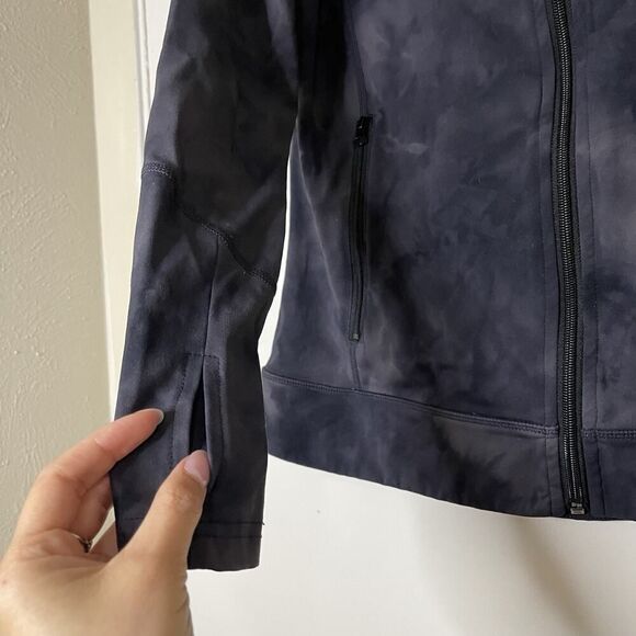 Glyder Rider Jacket II Black Tie-Dye full zip workout athletic jacket size large - Picture 6 of 6